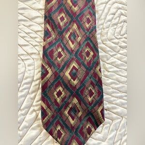 Silk Joseph Abboud Art Deco Italian Silk Tie
